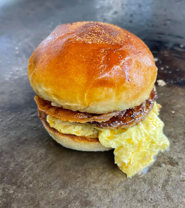 Rise and Shine Food Truck Breakfast Sandwich